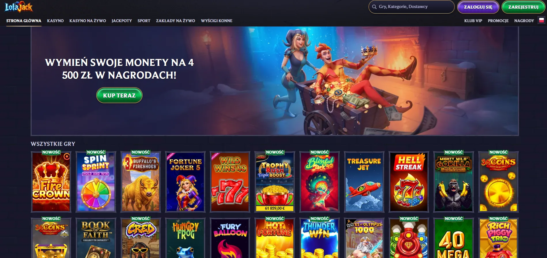 Lolajack Casino Bonus